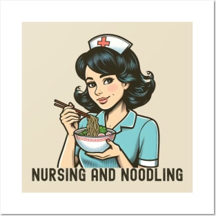 Ramen Nurse Funny Posters and Art